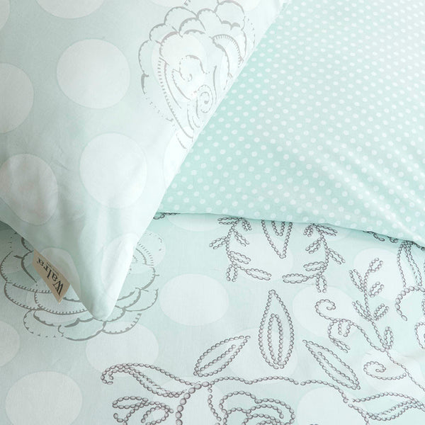 Walra Dekbedovertrek Dreamy Dots Licht Blauw