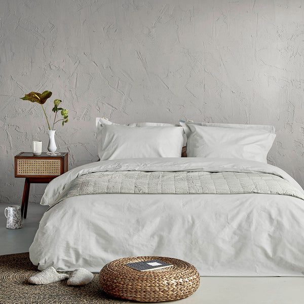 Walra Dekbedovertrek Forever Cotton Licht Grijs