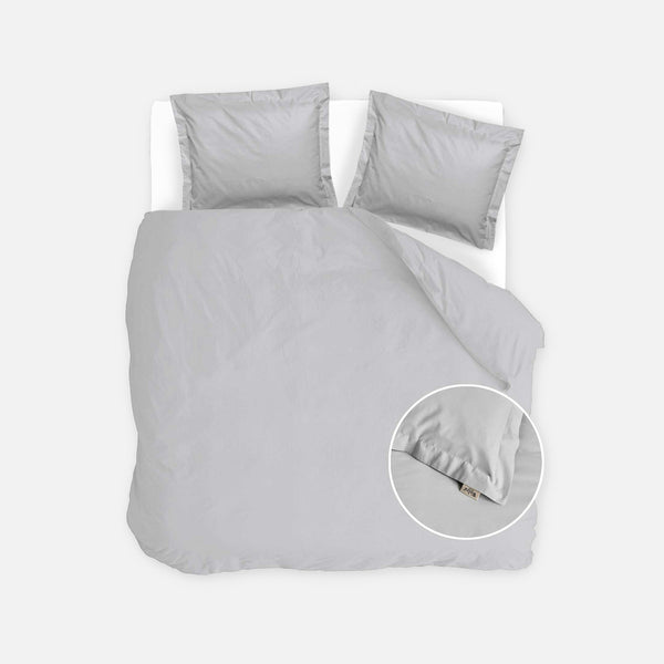 walra Dekbedovertrek Forever Cotton Licht Grijs