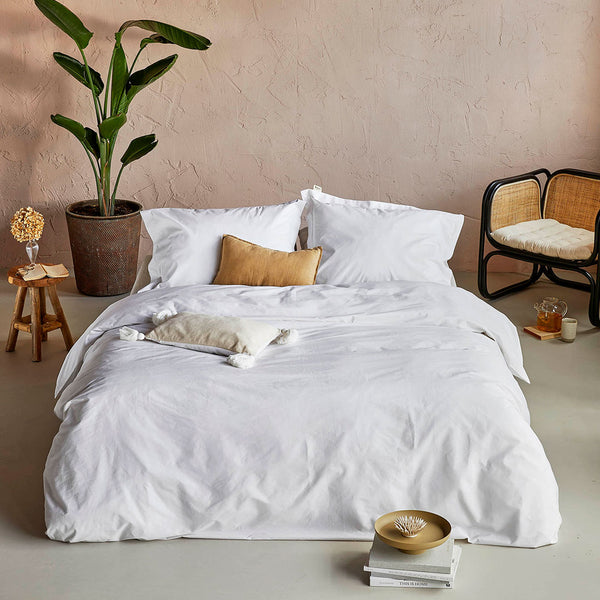 Walra Dekbedovertrek Forever Cotton Wit