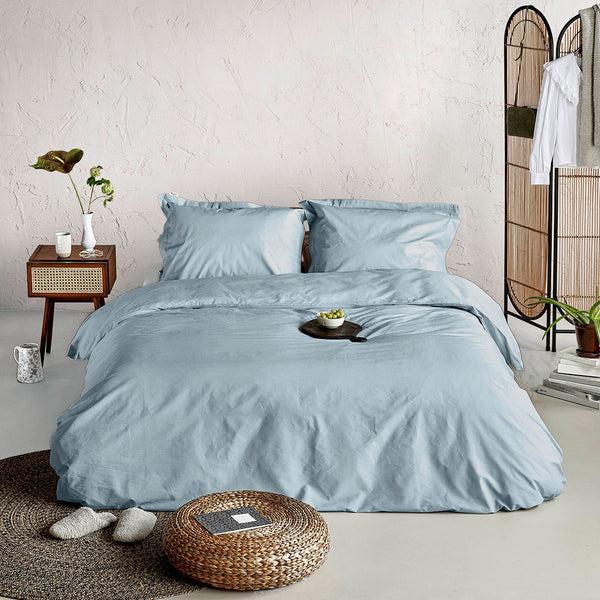 Walra Dekbedovertrek Forever Cotton Zeeblauw