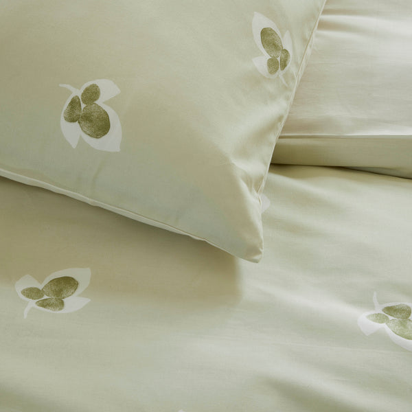 Walra Dekbedovertrek Glossy Grapevine Groen