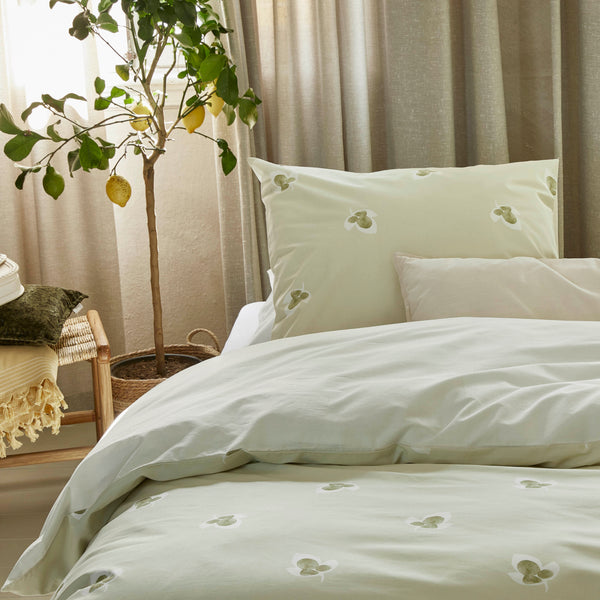 Walra Dekbedovertrek Glossy Grapevine Groen