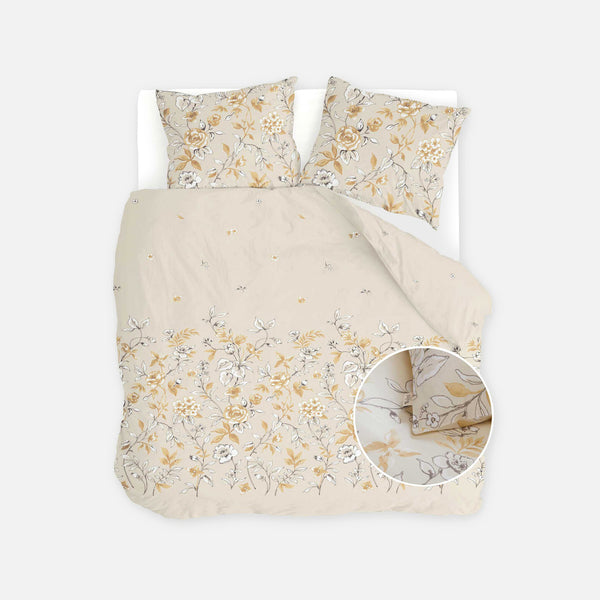 walra Dekbedovertrek Happy Helleborus Beige