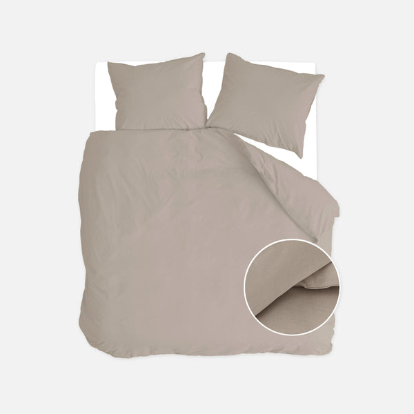 walra Dekbedovertrek Linen Elegance Zand
