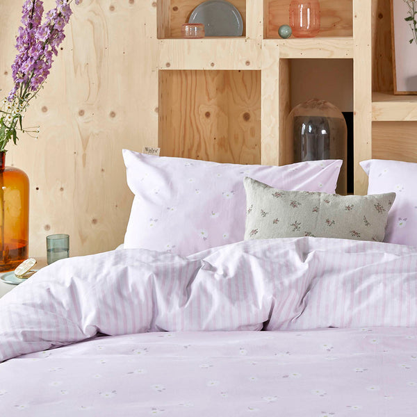 Walra Dekbedovertrek Little Daisies Lila