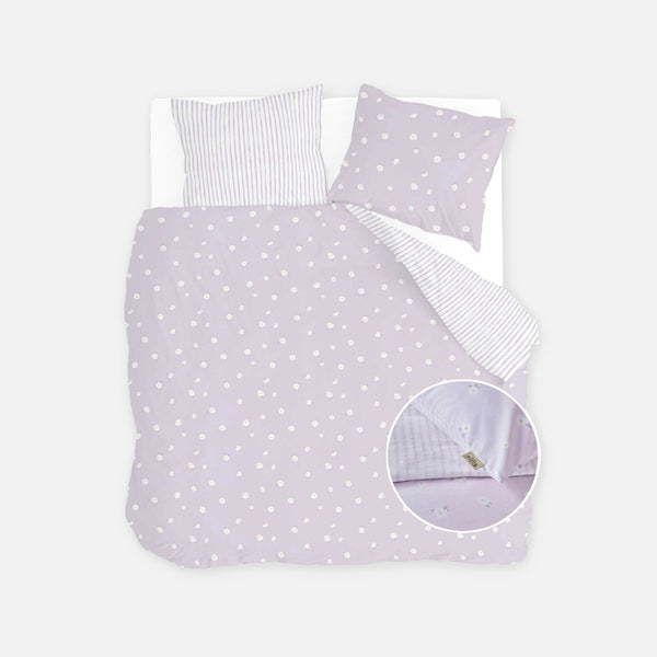 walra Dekbedovertrek Little Daisies Lila