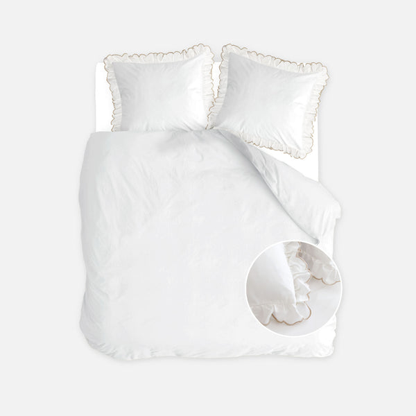 walra Dekbedovertrek Real Romance Wit