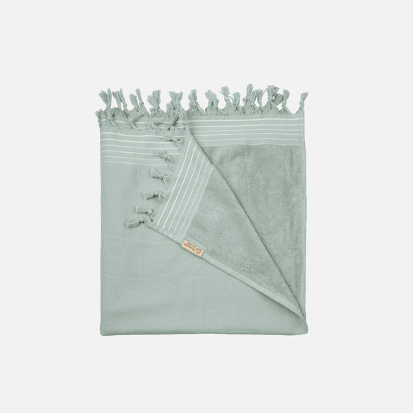 walra Hamamdoek Remade Cotton Jade Jade 90x180 cm