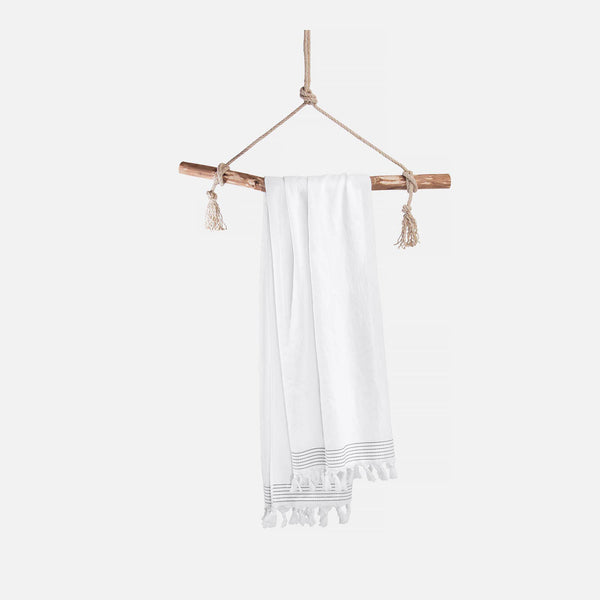 walra Hamamdoek Soft Cotton Wit Wit 100x180 cm