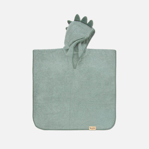 walra Handdoek Kinderponcho Draak Jade 60x120 cm