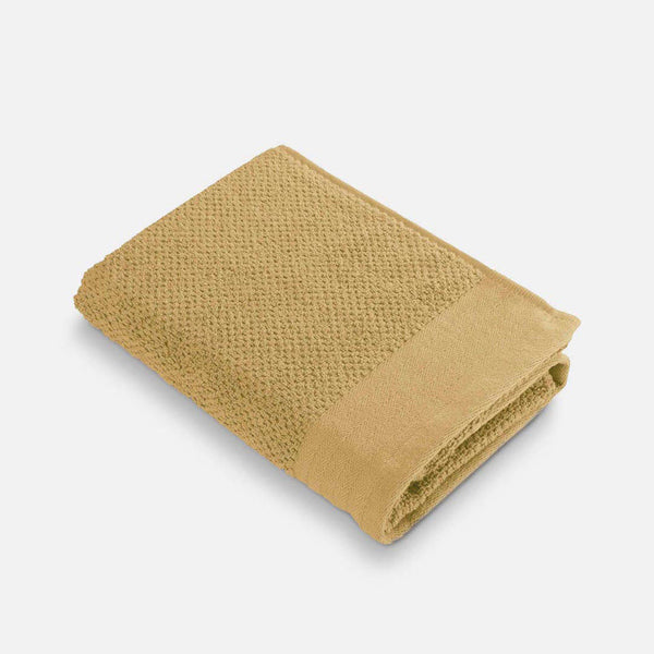 walra Handdoek Soft Cotton Popcorn Geel 50x100 cm