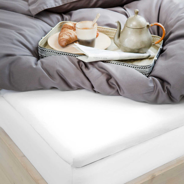 Walra Hoeslaken Crispy Cotton Topper Wit