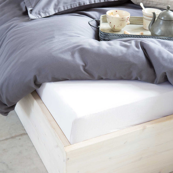 Walra Hoeslaken Crispy Cotton Wit