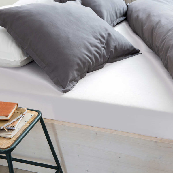 Walra Hoeslaken Crispy Cotton Wit