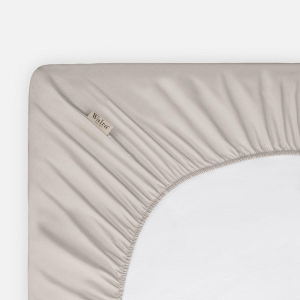 Walra Hoeslaken Crispy Cotton Zand