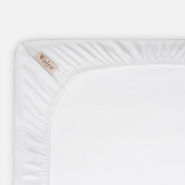 Walra Hoeslaken Jersey Stretch Split-topper Wit