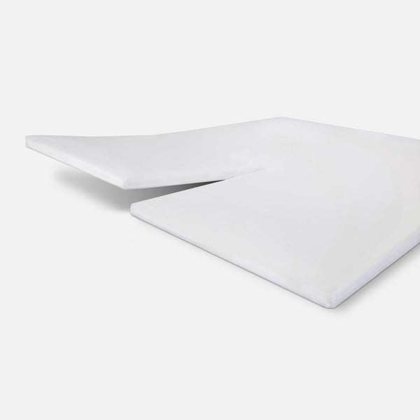 walra Hoeslaken Jersey Stretch Split-topper Wit