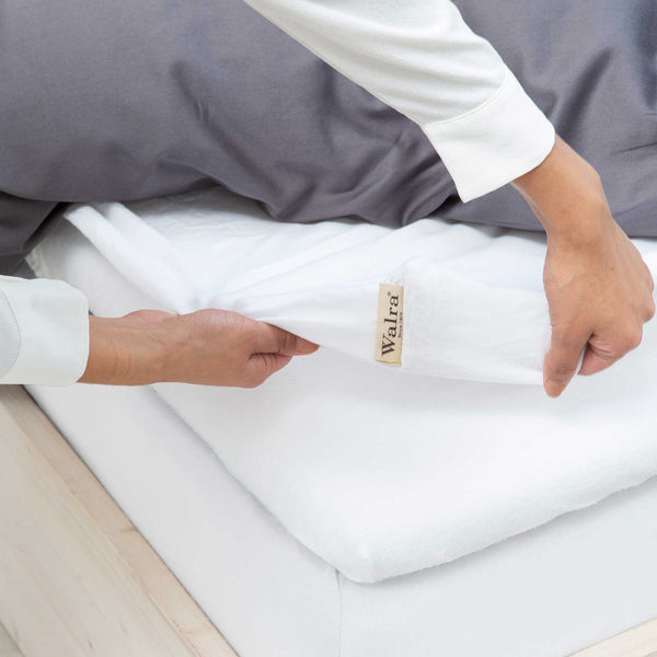 Walra Molton Cotton Cover Topper Wit