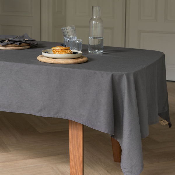 walra Tafelkleed Lovely Linen Antraciet Antraciet