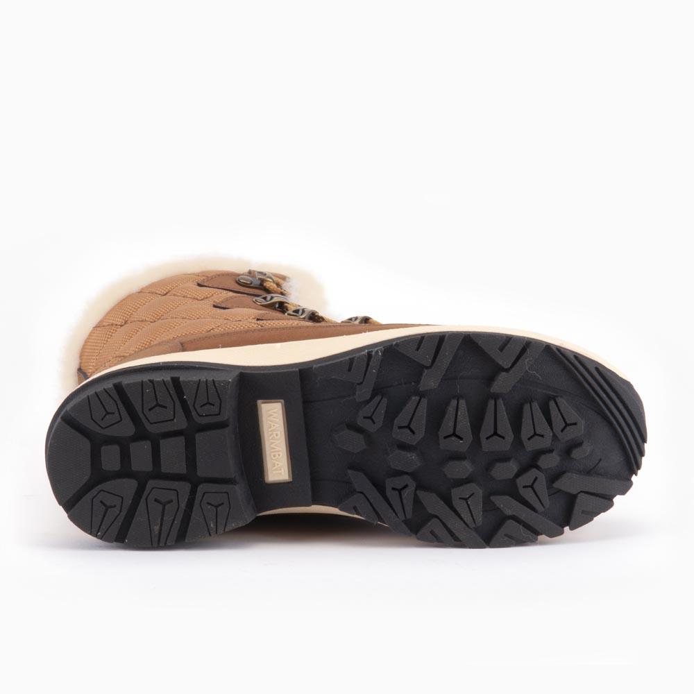 Warmbat Warmbat Abbott Dames Leather Outdoor Boot Cognac