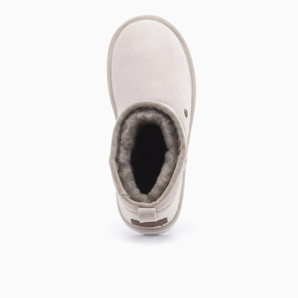 Warmbat Warmbat Durack Dames Suède Boot Plateau Cement