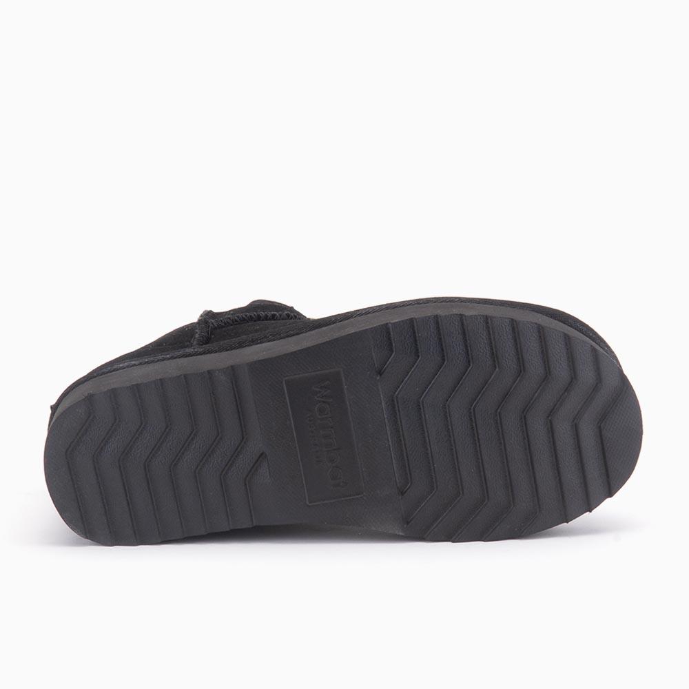 Warmbat Warmbat Durack Dames Suède Boot Plateau Tape Black