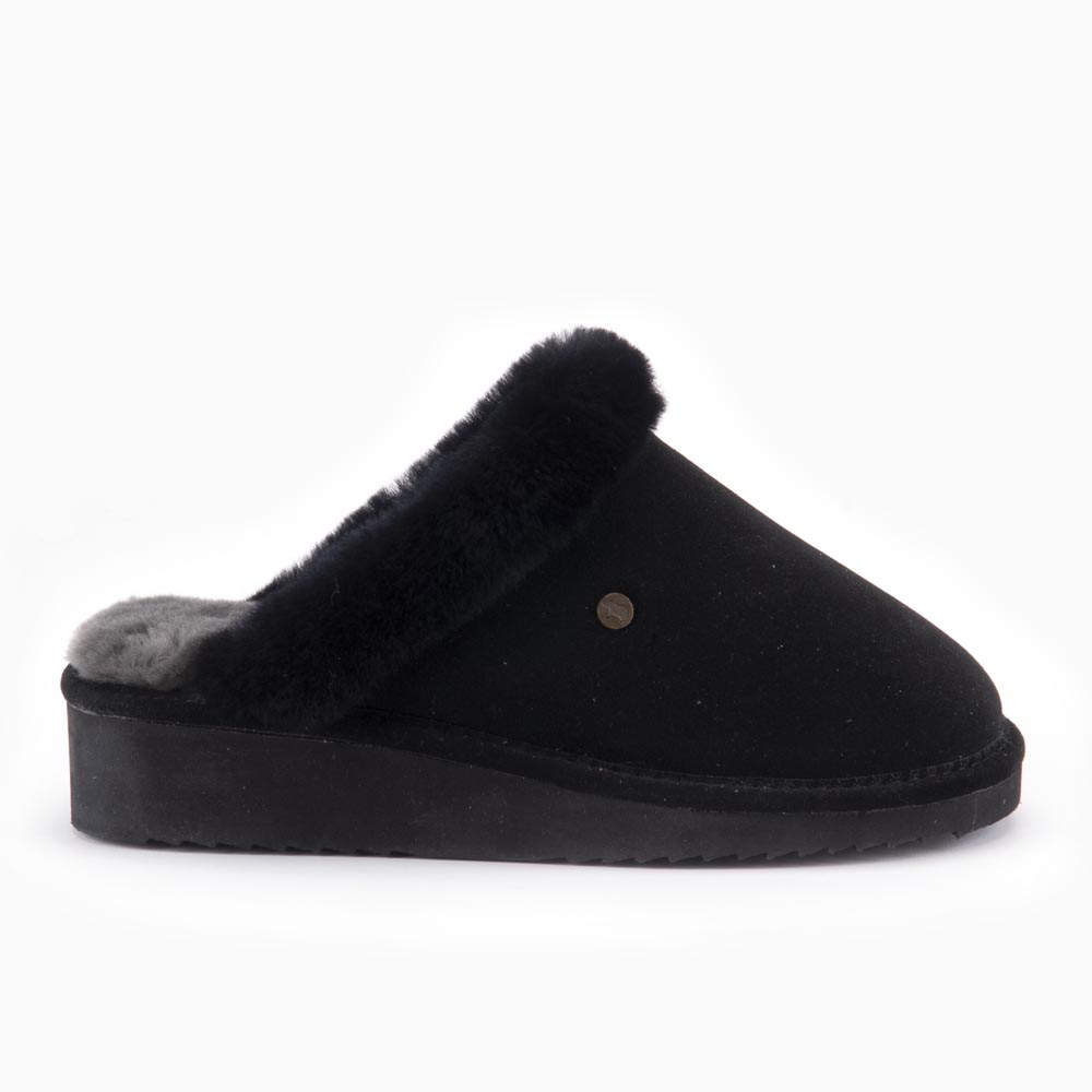 warmbat Warmbat Alice dames suède black/black