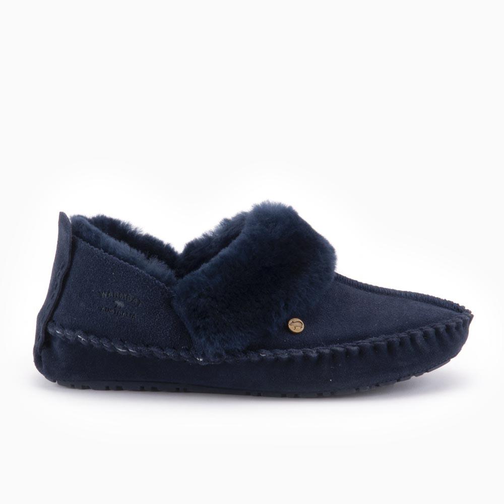 warmbat Warmbat Barrine dames suède dark navy
