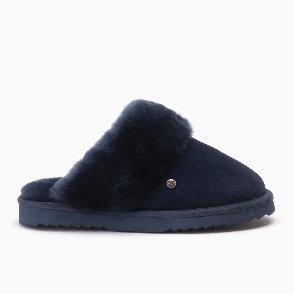 warmbat Warmbat Flurry dames suède dark navy