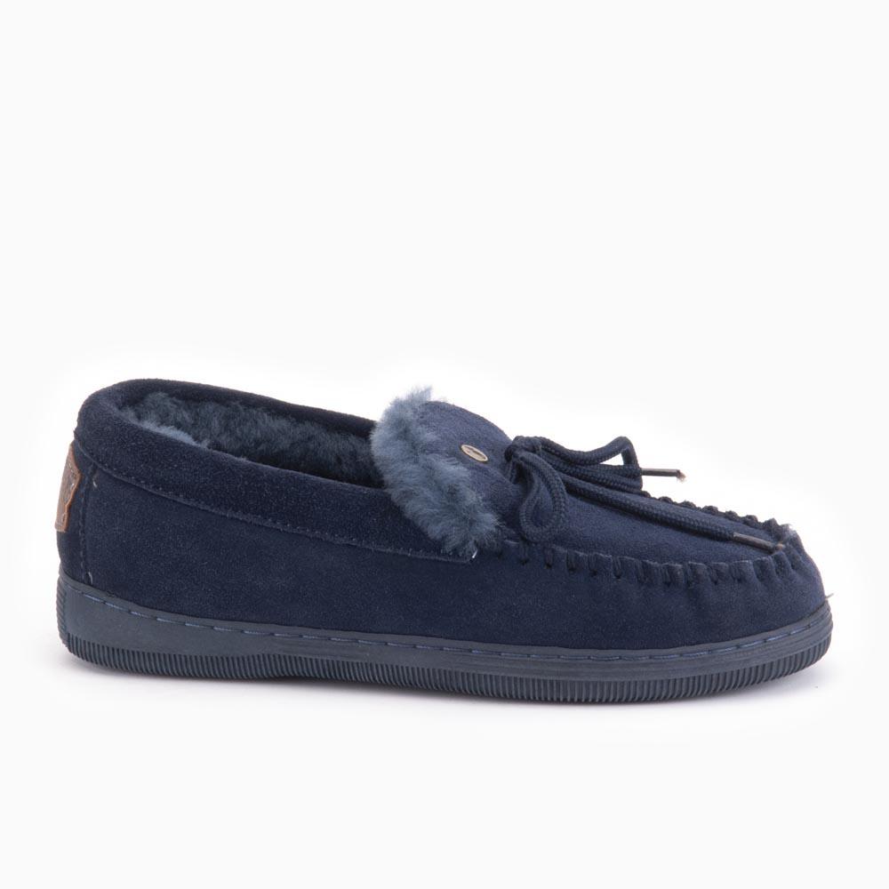 warmbat Warmbat Koala dames suède dark navy