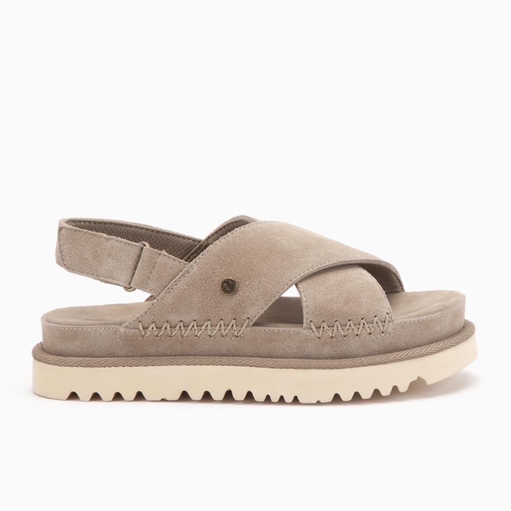 warmbat Warmbat Namoi dames suède stone