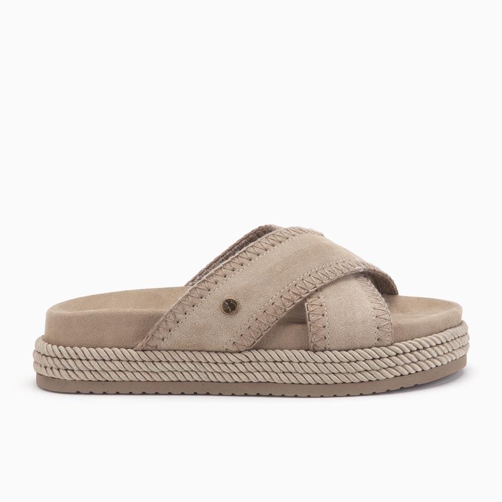 warmbat Warmbat Nullagine dames suède stone