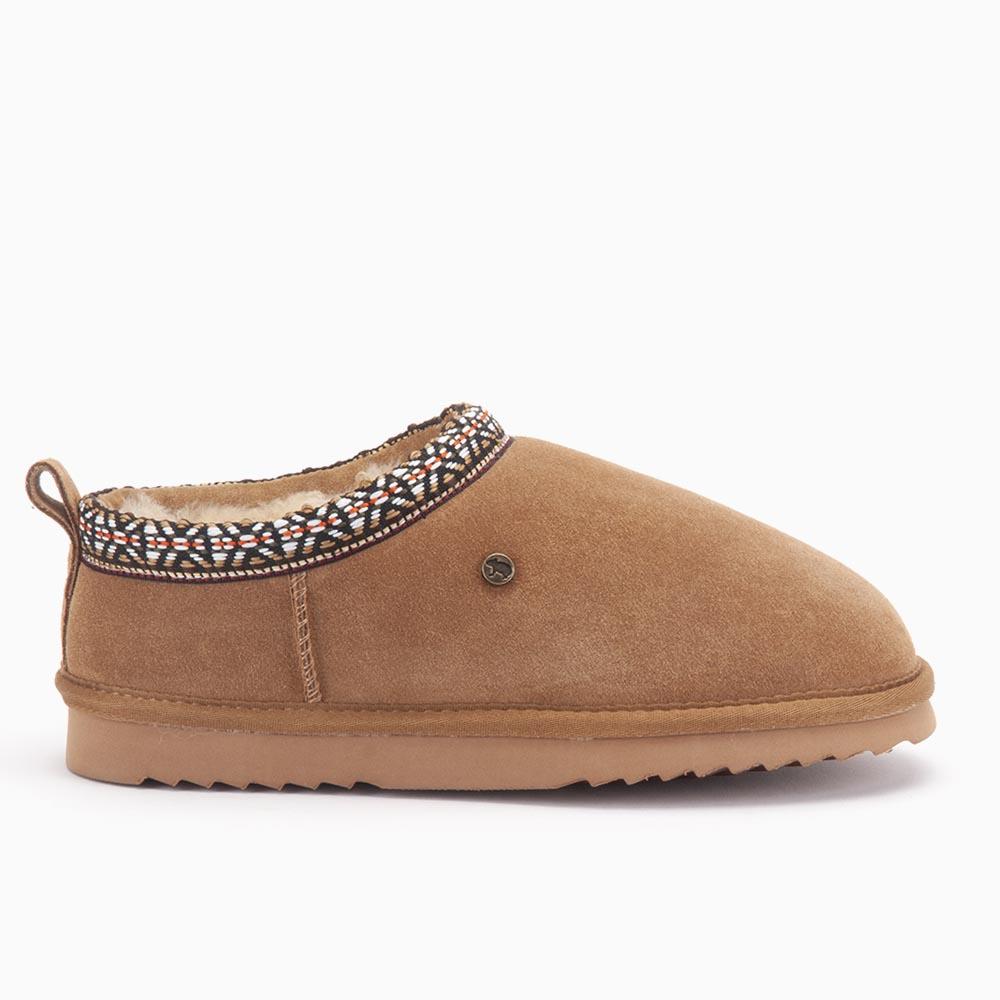 warmbat Warmbat Tanami dames suéde tape Cognac