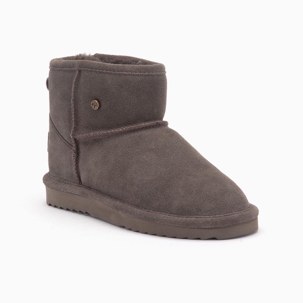 Warmbat Warmbat Wallaby Dames Suède Boot Pebble