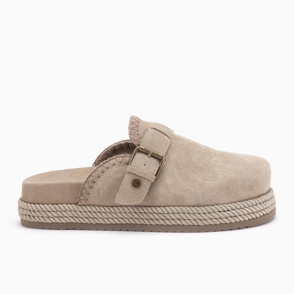 warmbat Warmbat Warrego dames suède stone