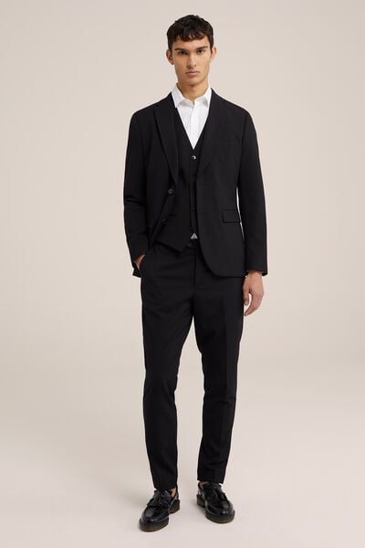 We Fashion Driedelig Slim Fit Pak Met Stretch - THE FLEX SUIT