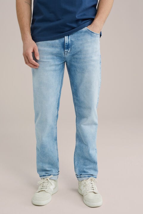 we fashion regular fit jeans van jog denim Lichtblauw