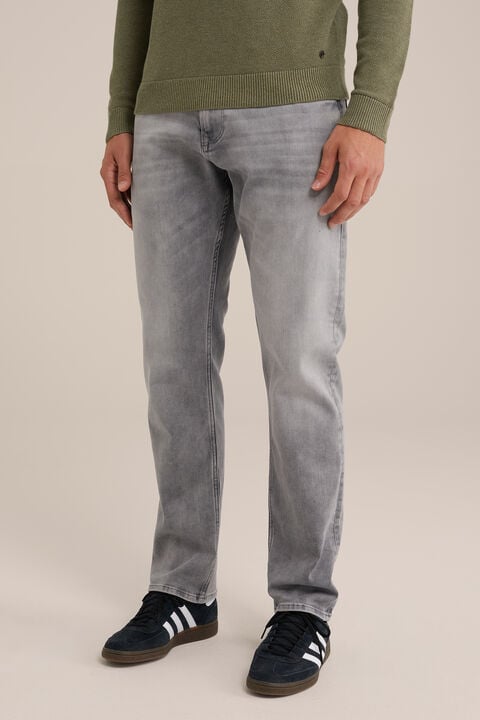 we fashion regular fit jeans van jog denim Lichtgrijs