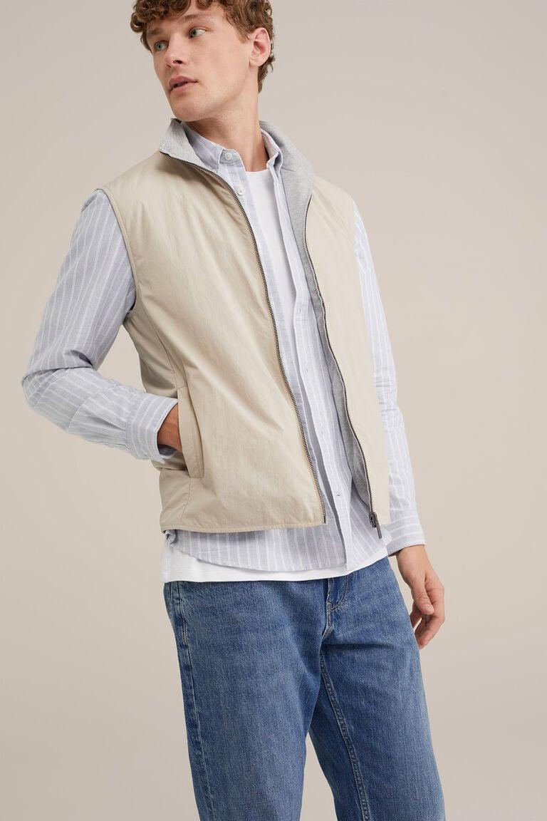 We Fashion Regular Fit Jeans Van Linnenmix Donkerblauw