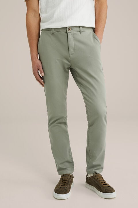 we fashion slim fit chino van jog kwaliteit Grijsgroen