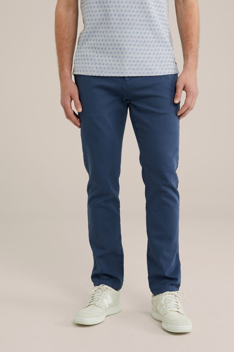 We Fashion Slim Fit Chino Van Jog Kwaliteit Marineblauw