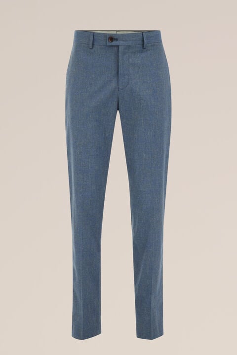 we fashion Slim fit pantalon van Italiaanse kwaliteit Donkerblauw