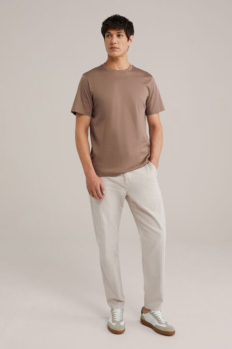 we fashion T-shirt van premium kwaliteit Lichtbruin