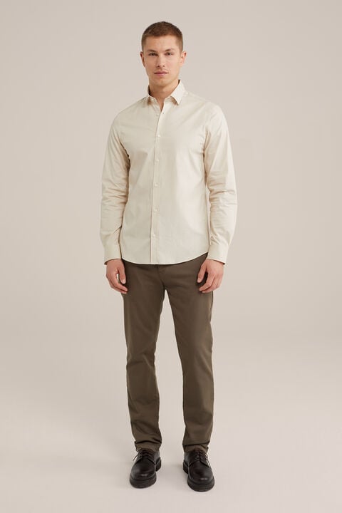 we fashion anti-odour overhemd met stretch Beige