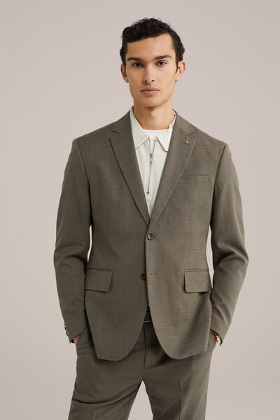 We Fashion Blazer Slim Fit Homme Brun