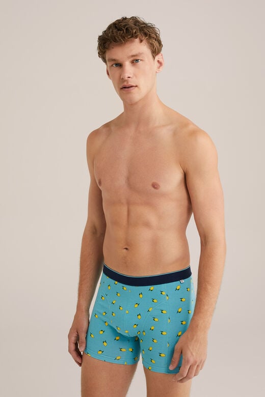 We Fashion Boxer Met Dessin Lichtblauw