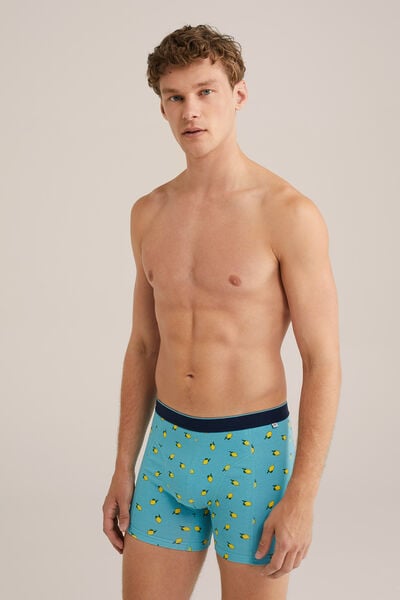 We Fashion Boxer Met Dessin Lichtblauw