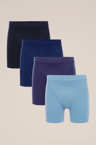 We Fashion Boxershort 4-pack Donkerblauw
