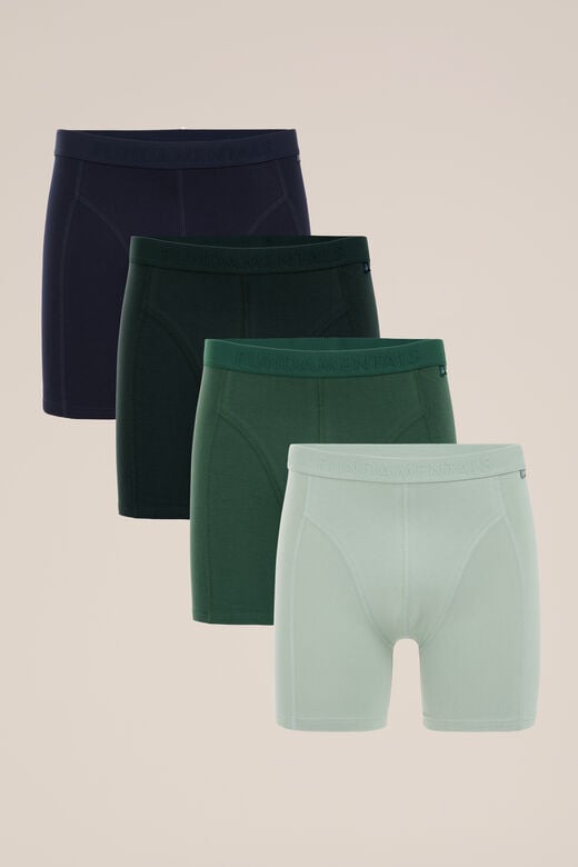 We Fashion Boxershort 4-pack Groen
